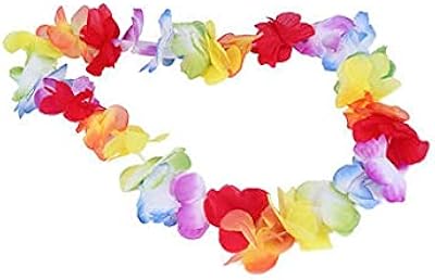 Party time collier de fleurs hawaïennes 1 pièce (multicolore)