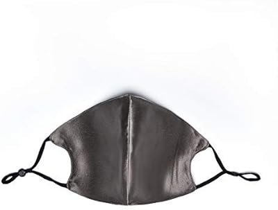 Masque double face en soie de mûrier avec filtre pm2,5, lavable, réglable, respirant