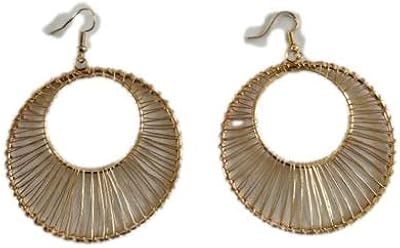 Boucles d'oreilles tendance en or et argent boucles africaines accessoires appartenant à