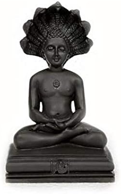 Statue et culture noires de sri krishna le grand parasvanath murti, 7"