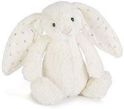 Jelly cat twinkle bashful bunny de jelly cat (18 cm), blanc
