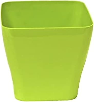 Pot carré en plastique du dubai garden centre, taille 18 cm, vert. Commandez en toute confiance sur Diaytar, votre marketplace de confiance