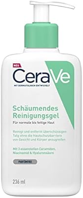 Nettoyant moussant cera in | visage et corps pour peaux normales à grasses