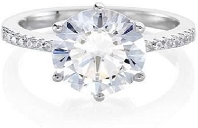 Bague solitaire brillante buckley london pour femme, métal, zircone cubique