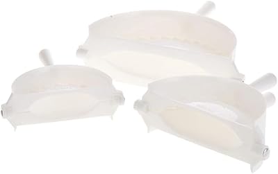 Ensemble de moules à boulettes knp, 3 pièces, blanc. idéal pour préparer
