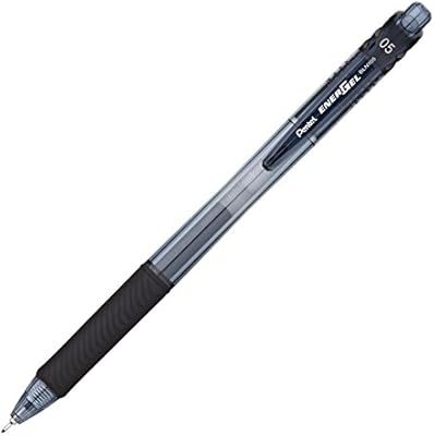 Stylo à encre gel liquide rétractable pentel energel-x 05 mm noir paquet