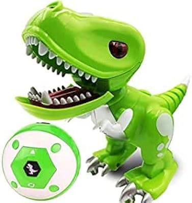 Jouets dinosaures robots télécommandés, dinosaure électronique pour enfants, avec capteurs de gestes, yeux