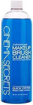 Nettoyant pour pinceaux de maquillage professionnel cinema secrets (473 ml)