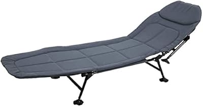 Chaise pliante zoycom, fauteuil inclinable de camping inclinable intérieur et extérieur, lit