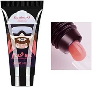 Colle à ongles gel uv 30 ml, cristal et résine uv à prise
