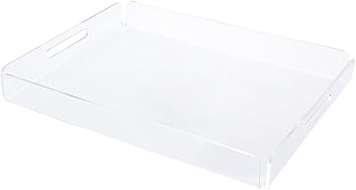 Plateau acrylique transparent lamset (transparent 40 x 30 x 5 cm)