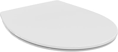 Abattant et couvercle de toilettes ovales universels à fermeture douce ideal standard, e252901