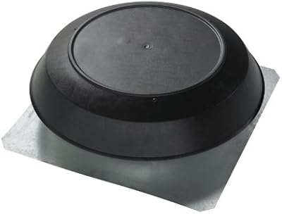 Ventilateur de plafond vertical broan 356bk1600 cfm, dôme en pvc noir