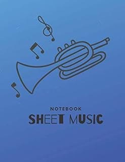 Cahier de partitions : papier manuscrit standard pour musiciens, cahier de composition musicale