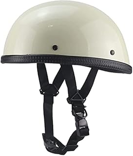 Demi-casque de moto approuvé par le dot, mini demi-casque demi-casque pour hommes adultes