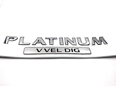 Autocollant de voiture en métal platine vvel dig pour nissan patrol