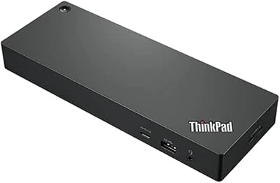 Station de travail lenovo thinkpad thunderbolt 4 - royaume-uni/hk/sgp/mys, noir, 40b00300uk