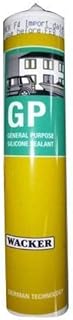 Mastic adhésif silicone allemand walker à usage général, transparent, 280 ml