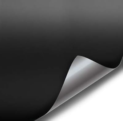 Couverture en vinyle noir mat v vivid (18 x 60")