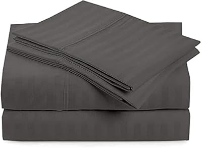 Parure de lit 100 % coton 500 fils - draps 4 pièces