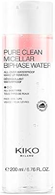 Hydratant pour le visage à l'eau micellaire beavis kiko milano pure clean transparent