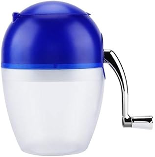 Floyinm broyeur à glace manuel portable manivelle mini machine raser la smasher cône
