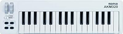 Clavier contrôleur midi usb midiplus akm320, blanc, 32 touches, avec cubes