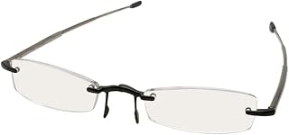 Lunettes de lecture pliantes optiques sans cadre microvision avec mini sac pour femmes