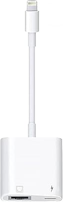Adaptateur réseau ethernet rj45 avec port de chargement pour modèles iphone et ipad