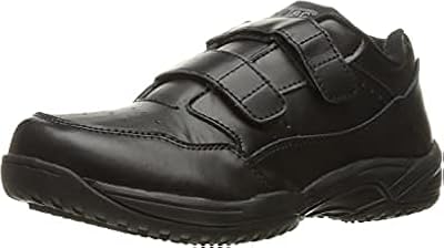 Chaussure de travail ad tec 9635 à sangle velcro pour hommes, noir