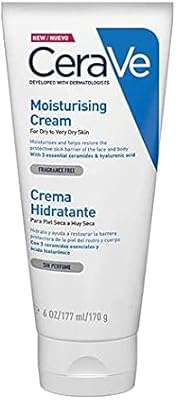 Crème hydratante cerave pour peaux sèches et très sèches, 170 ml