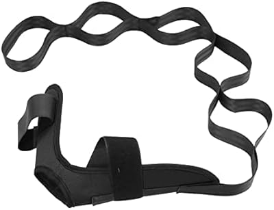 Ceinture d'étirement de yoga, ceinture d'extension de cheville avec boucles, ceinture d'étirement