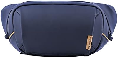 Sac à bandoulière pour appareil photo biji tech onego solo, bleu marine foncé