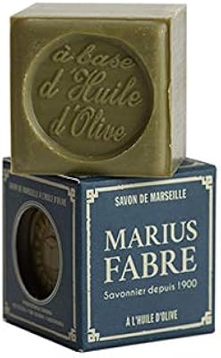 Savon de marseille à l'huile d'olive marius-fabre savon de marseille lot de 3
