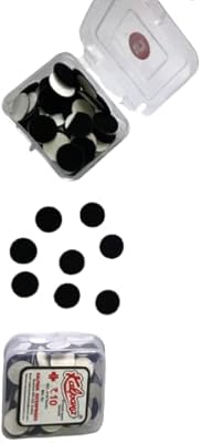 Autocollant rond noir kalpana bindi kumkum | taille - 6 |