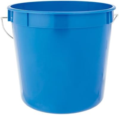 Seau en plastique leaktite poly 2-1/2 qt bleu paquet de 30