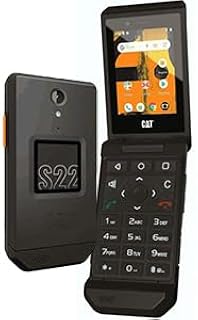 Téléphone portable android cat s22 flip 4g, 16 go noir, sim unique