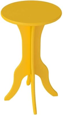 Table d'appoint artely ken, jaune - l 30 x p 30 x h