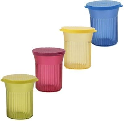 Petit récipient rond en plastique tupperware family mate, 200 ml, la couleur peut