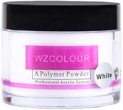 Poudre acrylique professionnelle pour extensions de faux ongles, 56 g/100 ml (blanc)