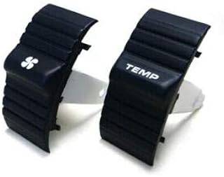 Une paire de boutons de climatisation, de chauffage, de ventilation et de climatisation