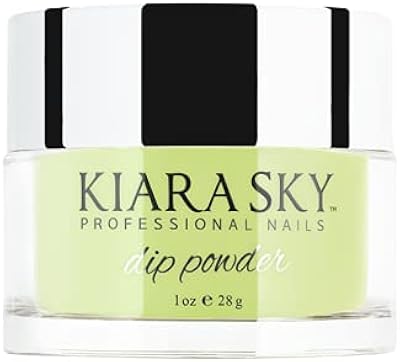 Poudre à tremper pour ongles kiara sky glow collection 1 oz (cute cumber)