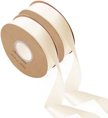 2 rouleaux de ruban d'emballage cadeau (2,5 cm x 45 m), kit