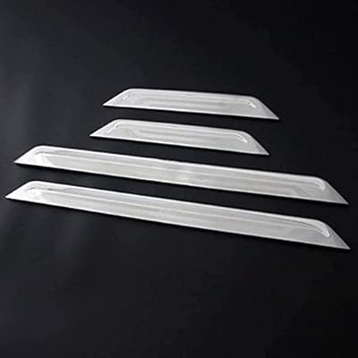4 pièces garniture de seuil de porte en acier inoxydable pour mitsubishi pajero