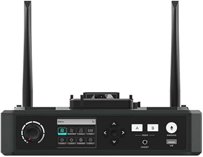 Hollyland solidcom c1 base à pivot unique, système d'interphone sans fil duplex intégral