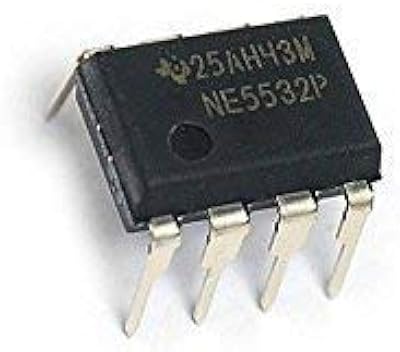 10 pièces ne5532p ne5532 dip-8 puce o-amp ti ic double canal à faible