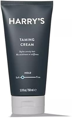 Harry's taming cream with soft hold, pour coiffer les cheveux indisciplinés, flacon