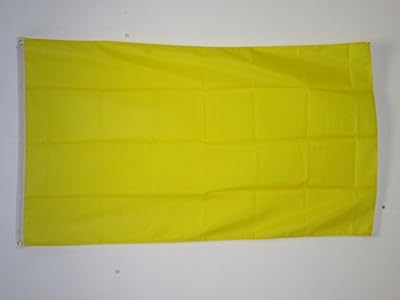 Az flag drapeau jaune uni 5 pieds x 8 pieds - grands drapeaux