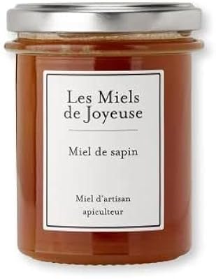Les miels de joyeuse, miel de pin brut de l'ardèche - 250g