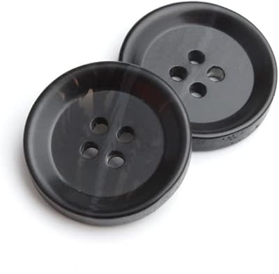 Defaos 100pcs 20mm boutons de costume pour hommes et femmes, boutons en résine